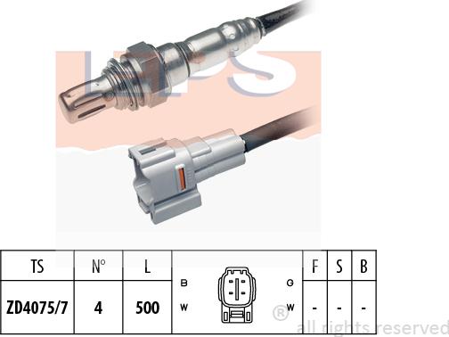 MDR EPS-1997 565 - Лямбда-зонд, датчик кисню autozip.com.ua