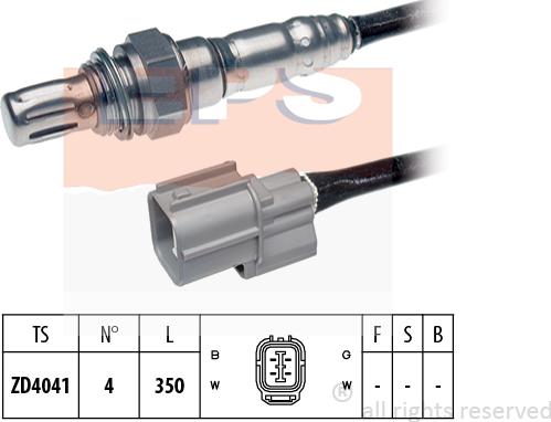 MDR EPS-1997 572 - Лямбда-зонд, датчик кисню autozip.com.ua