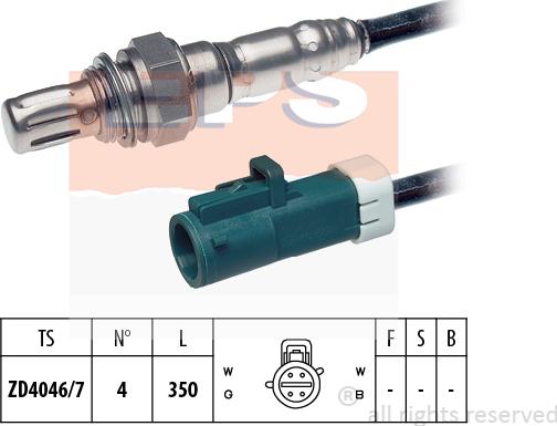 MDR EPS-1997 679 - Лямбда-зонд, датчик кисню autozip.com.ua