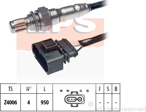 MDR EPS-1997 049 - Лямбда-зонд, датчик кисню autozip.com.ua