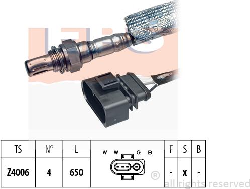 MDR EPS-1997 052 - Лямбда-зонд, датчик кисню autozip.com.ua