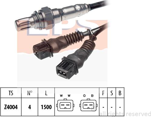 MDR EPS-1997 064 - Лямбда-зонд, датчик кисню autozip.com.ua