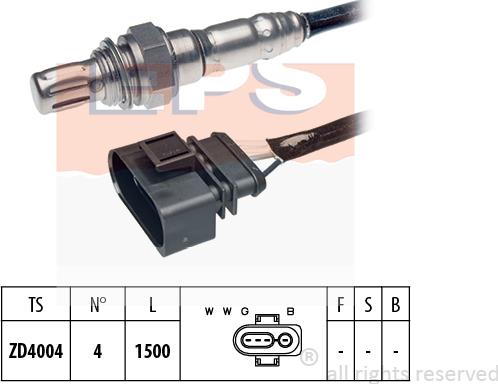 MDR EPS-1997 087 - Лямбда-зонд, датчик кисню autozip.com.ua