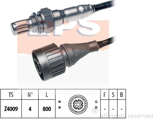 MDR EPS-1997 032 - Лямбда-зонд, датчик кисню autozip.com.ua