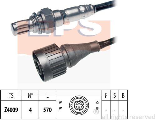 MDR EPS-1997 102 - Лямбда-зонд, датчик кисню autozip.com.ua