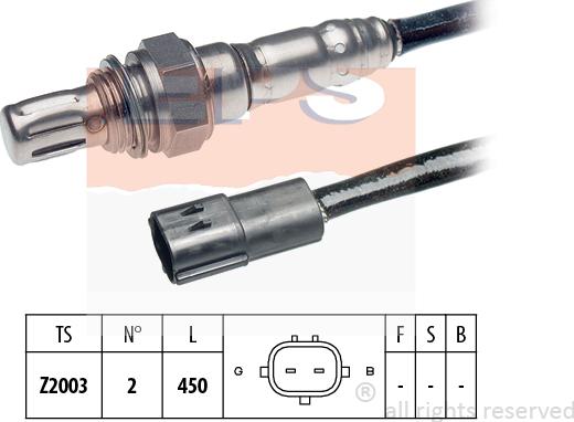 MDR EPS-1997 134 - Лямбда-зонд, датчик кисню autozip.com.ua