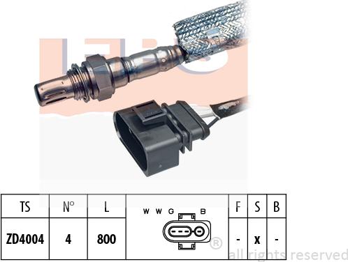 MDR EPS-1997 352 - Лямбда-зонд, датчик кисню autozip.com.ua