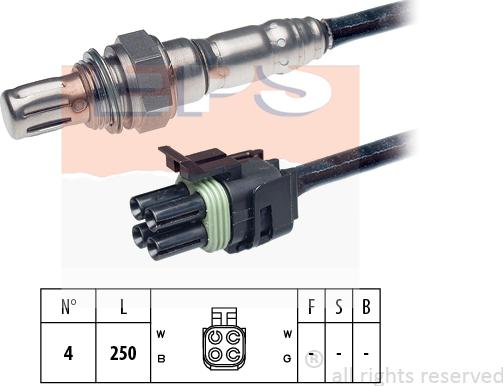 MDR EPS-1997 269 - Лямбда-зонд, датчик кисню autozip.com.ua