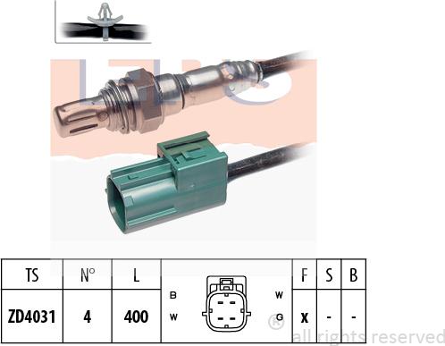 MDR EPS-1997 759 - Лямбда-зонд, датчик кисню autozip.com.ua