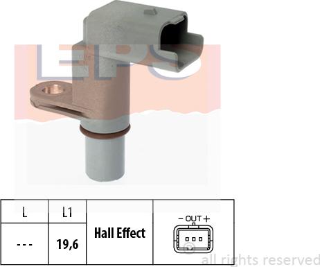 MDR EPS-1953 400 - Датчик, положення розподільного валу autozip.com.ua