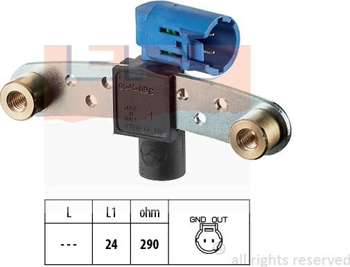 MDR EPS-1953 545 - Датчик імпульсів, колінчастий вал autozip.com.ua