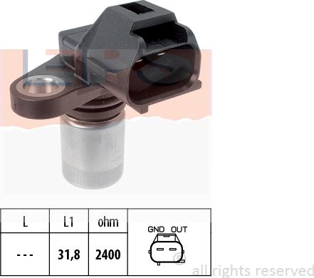 MDR EPS-1953 509 - Датчик імпульсів, колінчастий вал autozip.com.ua