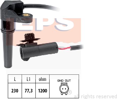 MDR EPS-1953 617 - Датчик частоти обертання, автоматична коробка передач autozip.com.ua
