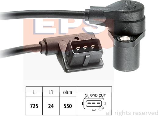 MDR EPS-1953 064 - Датчик імпульсів, колінчастий вал autozip.com.ua