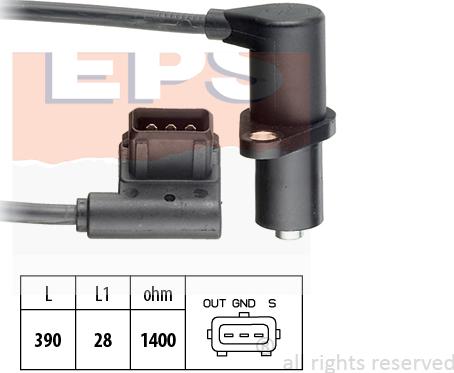 MDR EPS-1953 071 - Датчик, положення розподільного валу autozip.com.ua