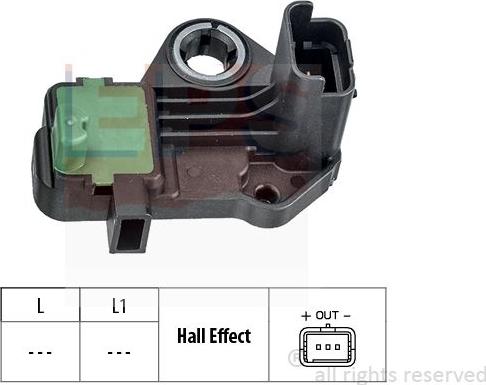 MDR EPS-1953 841 - Датчик імпульсів, колінчастий вал autozip.com.ua