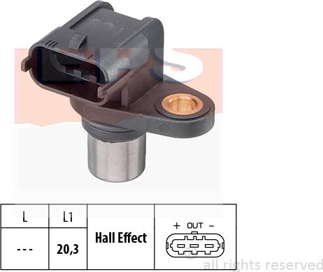 MDR EPS-1953 346 - Датчик, положення розподільного валу autozip.com.ua