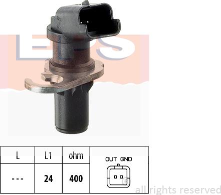 MDR EPS-1953 305 - Датчик імпульсів, колінчастий вал autozip.com.ua