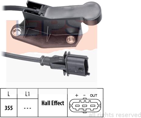 MDR EPS-1953 317 - Датчик, положення розподільного валу autozip.com.ua