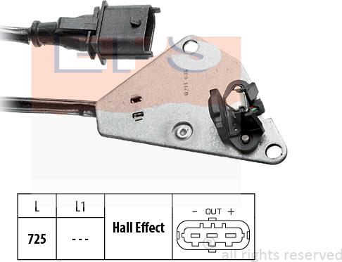 MDR EPS-1953 210 - Датчик, положення розподільного валу autozip.com.ua