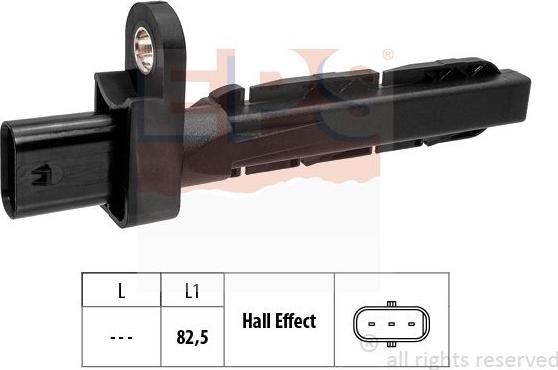 MDR EPS-1953 827 - Датчик імпульсів, колінчастий вал autozip.com.ua