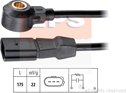 MDR EPS-1957 044 - Датчик детонації autozip.com.ua