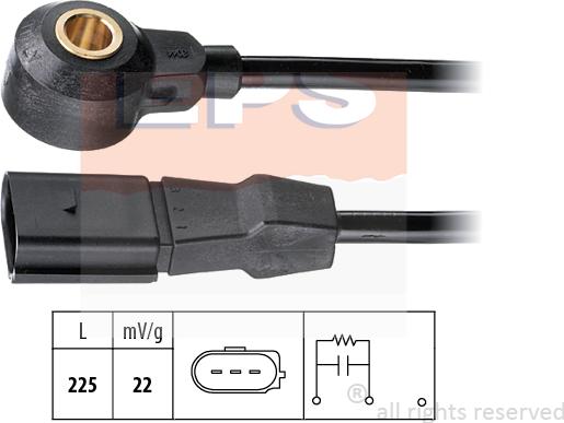 MDR EPS-1957 045 - Датчик детонації autozip.com.ua