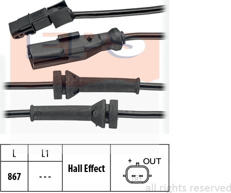 MDR EPS-1960 053 - Датчик ABS, частота обертання колеса autozip.com.ua