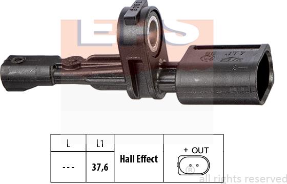 MDR EPS-1960 017 - Датчик ABS, частота обертання колеса autozip.com.ua