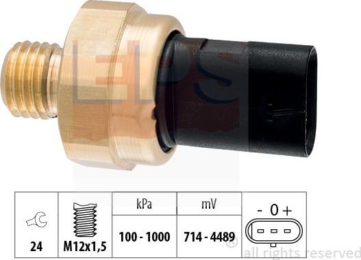 MDR EPS-1980 001 - Датчик, тиск масла autozip.com.ua