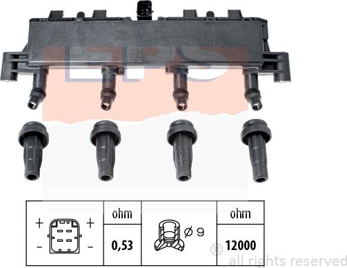 MDR EPS-1970 403 - Котушка запалювання autozip.com.ua