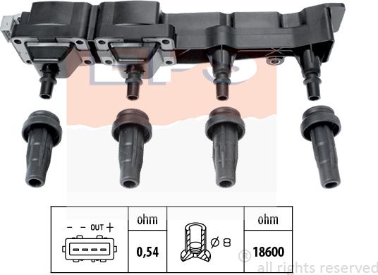 MDR EPS-1970 407 - Котушка запалювання autozip.com.ua