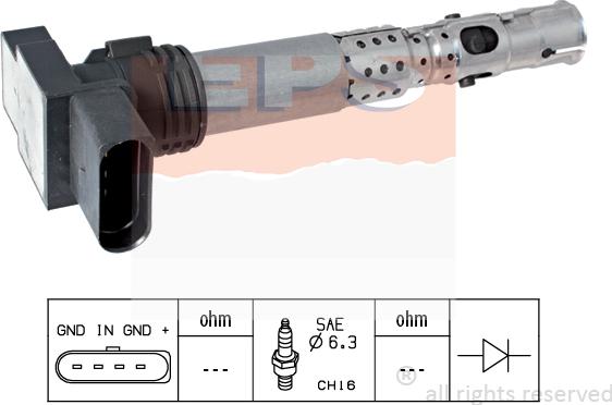 MDR EPS-1970 431 - Котушка запалювання autozip.com.ua