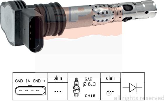 MDR EPS-1970 429 - Котушка запалювання autozip.com.ua