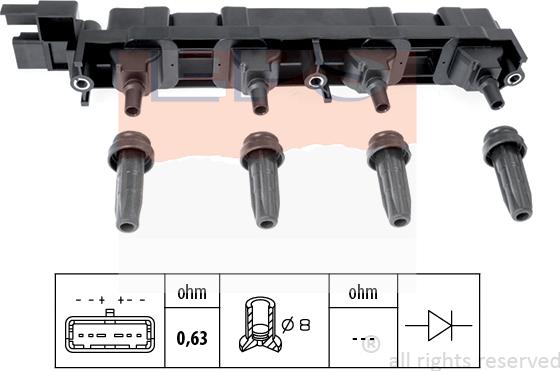 MDR EPS-1970 509 - Котушка запалювання autozip.com.ua