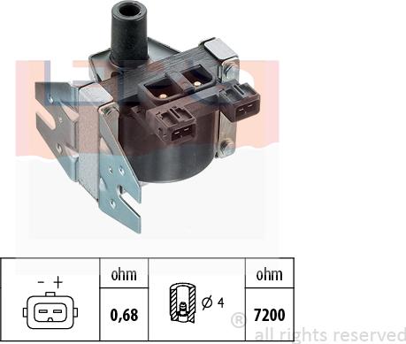 MDR EPS-1970 192 - Котушка запалювання autozip.com.ua