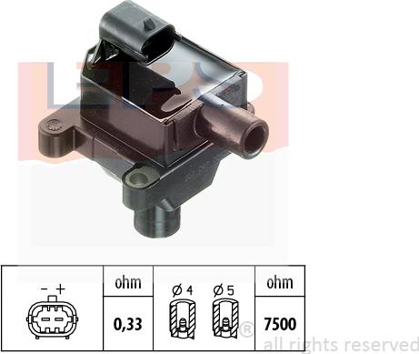 MDR EPS-1970 387 - Котушка запалювання autozip.com.ua