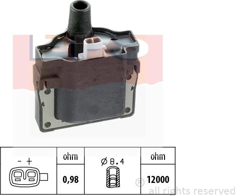 MDR EPS-1970 201 - Котушка запалювання autozip.com.ua