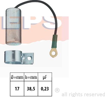 MDR EPS-1115 023 - Конденсатор, система запалювання autozip.com.ua