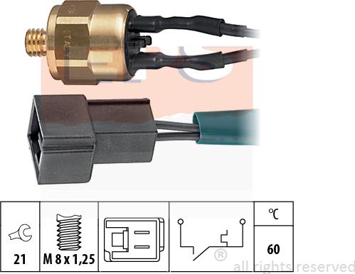 MDR EPS-1840 096 - Датчик, температура охолоджуючої рідини autozip.com.ua