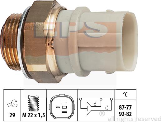 MDR EPS-1850 651 - Термовимикач, вентилятор радіатора / кондиціонера autozip.com.ua