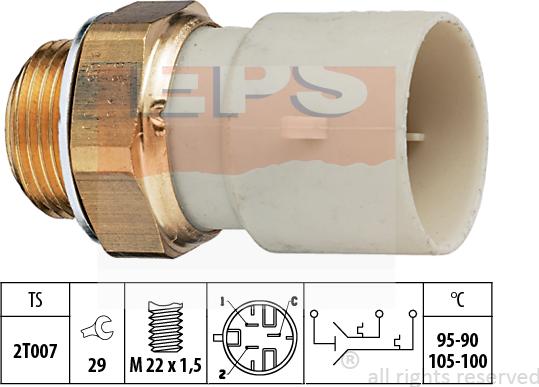MDR EPS-1850 688 - Термовимикач, вентилятор радіатора / кондиціонера autozip.com.ua
