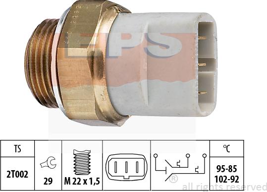MDR EPS-1850 635 - Термовимикач, вентилятор радіатора / кондиціонера autozip.com.ua