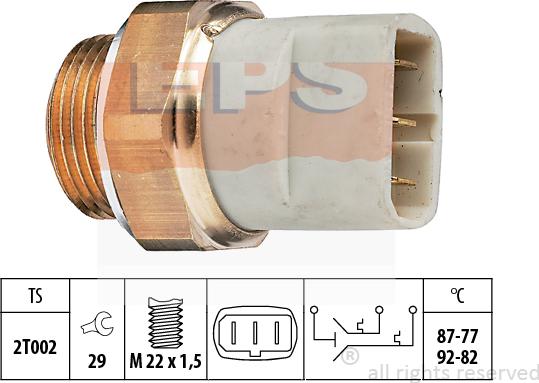 MDR EPS-1850 626 - Термовимикач, вентилятор радіатора / кондиціонера autozip.com.ua