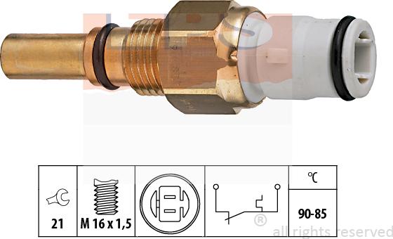 MDR EPS-1850 090 - Термовимикач, вентилятор радіатора / кондиціонера autozip.com.ua
