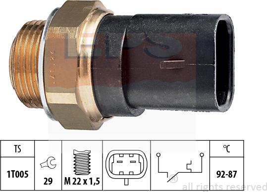 MDR EPS-1850 031 - Термовимикач, вентилятор радіатора / кондиціонера autozip.com.ua