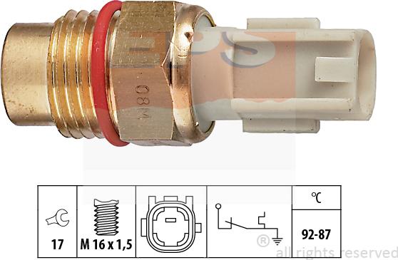 MDR EPS-1850 198 - Термовимикач, вентилятор радіатора / кондиціонера autozip.com.ua
