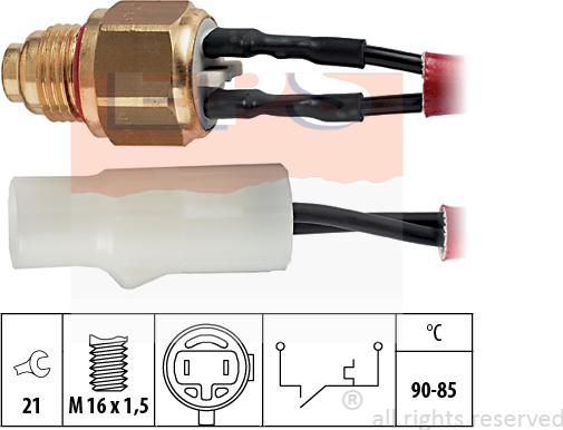 MDR EPS-1850 110 - Термовимикач, вентилятор радіатора / кондиціонера autozip.com.ua