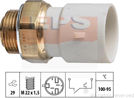 MDR EPS-1850 182 - Термовимикач, вентилятор радіатора / кондиціонера autozip.com.ua