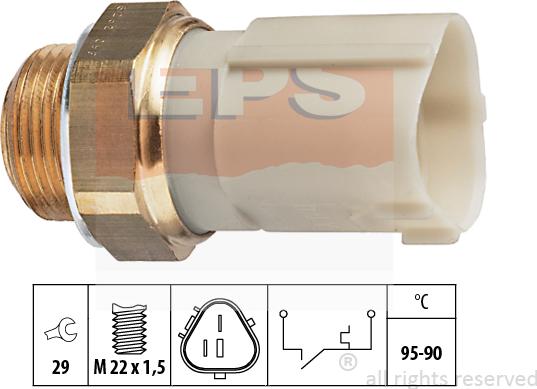 MDR EPS-1850 262 - Термовимикач, вентилятор радіатора / кондиціонера autozip.com.ua
